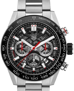 TAG Heuer Carrera CBG2A10.BA0654 Stainless steel Black