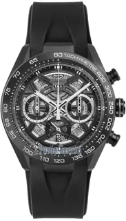 TAG Heuer Carrera Chronograph Extreme Sport CBU2080.FT6272 Titanium and Black DLC Skeletonized