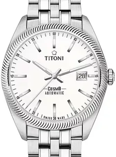 Titoni Cosmo 878 S-606 Stainless steel White