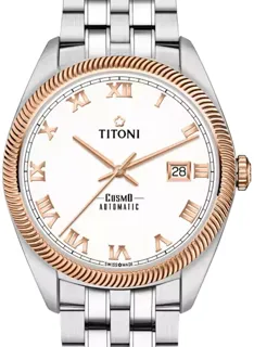 Titoni Cosmo 878 SRG-657 Stainless steel White