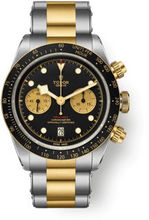 Tudor Black Bay Chrono S&G M79363N-0001 41mm Yellow Gold$Stainless Steel Black