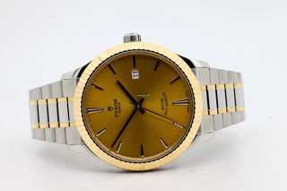 Tudor Style 12713-0001 41mm Yellow gold and Stainless steel Champagne