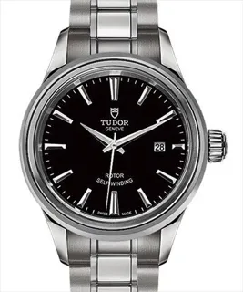 Tudor Style M12100-0002 28mm Stainless steel Black