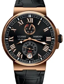 Ulysse Nardin Marine 1186-126-3/42 Rose gold Black