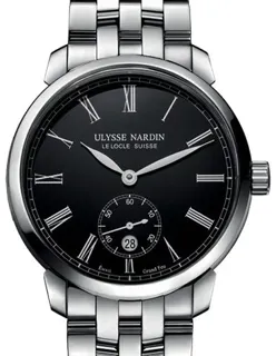 Ulysse Nardin Classico 3203-136-7/E2 Stainless steel Black