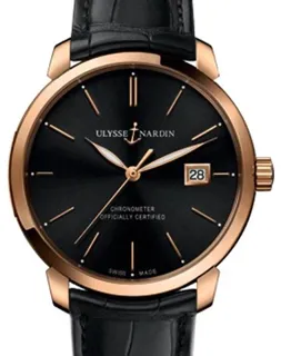 Ulysse Nardin Classico 8156-111-2/92 Rose gold Black