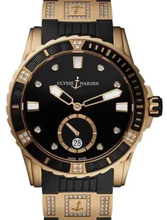 Ulysse Nardin Diver 3202-190-3C/12.12 Rose gold Black