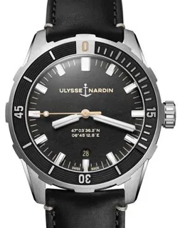 Ulysse Nardin Diver 8163-175/92 Stainless steel Black