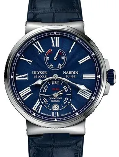 Ulysse Nardin Marine 1133-210/E3 Stainless steel Blue