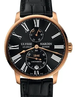 Ulysse Nardin Marine 1182-310/42 Rose gold Black