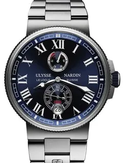 Ulysse Nardin Marine 1183-126-7M/43 Stainless steel Blue