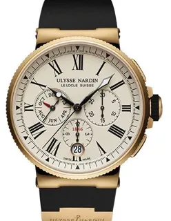 Ulysse Nardin Marine 1532-150-3/40 Rose gold White