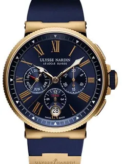 Ulysse Nardin Marine 1532-150-3-43 Rose gold Blue