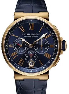 Ulysse Nardin Marine 1532-150/43 Rose gold Blue