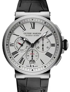 Ulysse Nardin Marine 1533-150/40 Stainless steel White