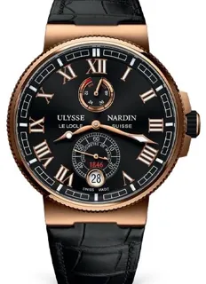 Ulysse Nardin Marine Chronometer Manufacture 1186-126/42 Rose gold Black