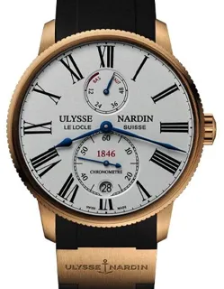 Ulysse Nardin Marine 1182-310-3/40 Rose gold White