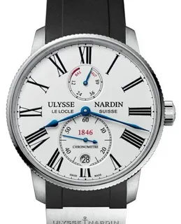 Ulysse Nardin Marine 1183-310-3/40 Stainless steel White