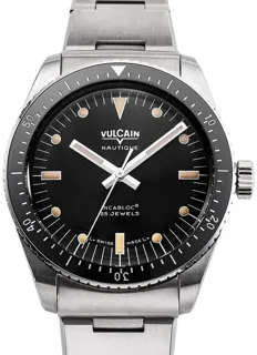 Vulcain Skindiver 660170A07.BHM286 Stainless steel Black