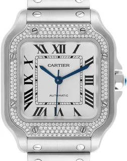 Cartier Santos de Cartier W4SA0005 35mm Stainless steel Silver