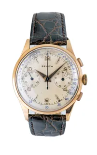 Zenith 19518 18k yellow gold Silver