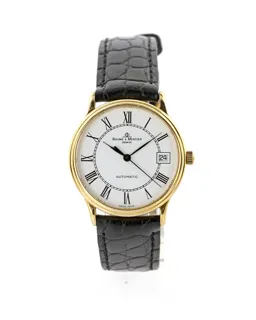 Baume & Mercier 33mm 18k yellow gold White