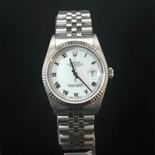 Rolex Datejust 36 16234 White gold and Stainless steel