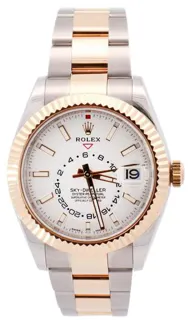 Rolex Sky-Dweller 326933 (TWO-TONE) 42mm Yellow gold and Stainless steel White