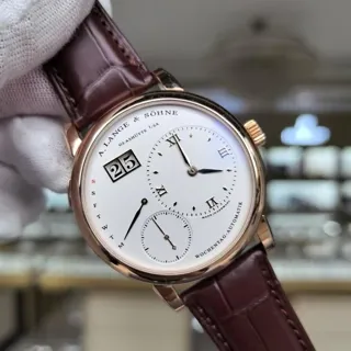 A. Lange & Söhne Lange 1 320.032 39.5mm Rose gold Silver