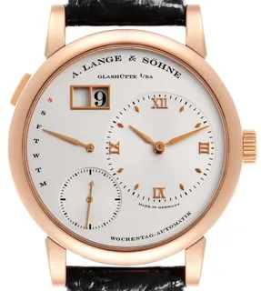 A. Lange & Söhne Lange 1 320.032 39.5mm Rose gold Silver