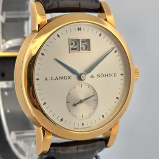 A. Lange & Söhne Saxonia 105.022 Yellow gold Silver