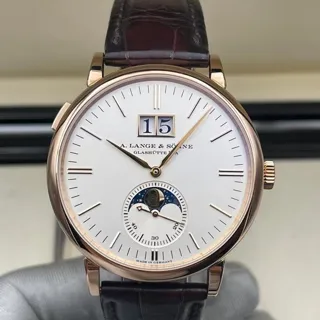 A. Lange & Söhne Saxonia 384.032 40mm Rose gold Silver