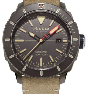 Alpina Seastrong AL-525LGG4TV6 46mm Stainless steel Gray