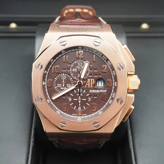 Audemars Piguet Royal Oak Offshore 26158OR.OO.A801CR.01 Rose gold Brown