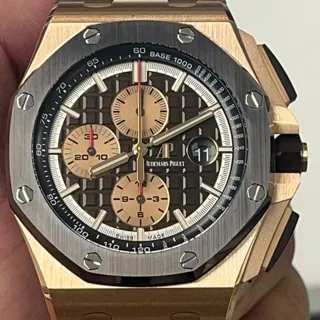 Audemars Piguet Royal Oak Offshore 26401RO.OO.A087CA.01 44mm Rose gold Brown