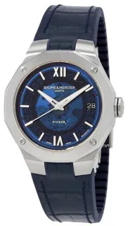 Baume & Mercier Riviera M0A10714 39mm Stainless steel Blue