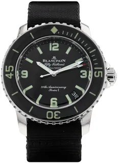 Blancpain Fifty Fathoms 5010A 1130 NABA Stainless steel Black