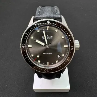 Blancpain Fifty Fathoms Bathyscaphe 50001110B52A-CM4-DC702 43mm Stainless steel Black