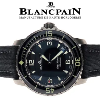 Blancpain Fifty Fathoms 501012B30B52A 42.5mm Titanium Black