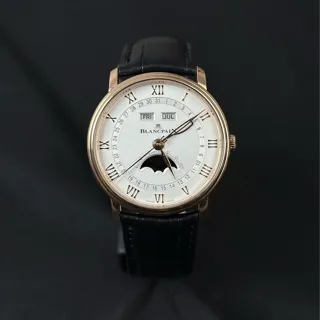 Blancpain Villeret 6654-3642-55B 40mm Red gold White