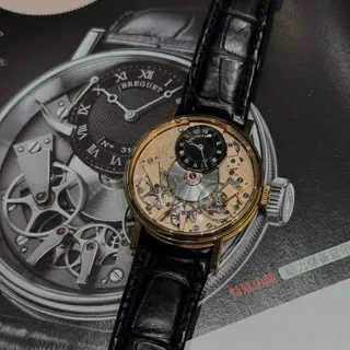 Breguet Tradition 7027BR/R9/9V6 37mm Rose gold Black