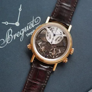 Breguet Tradition 7077BR/G1/9XV 44mm Rose gold Silver and Gray