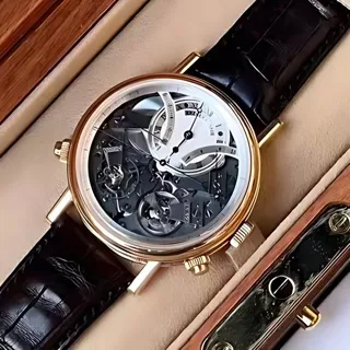 Breguet Tradition 7077BR/G1/9XV 44mm Rose gold Silver and Gray