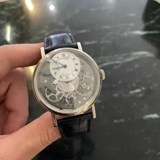 Breguet Tradition 7097BB/G1/9WU 40mm White gold Silver