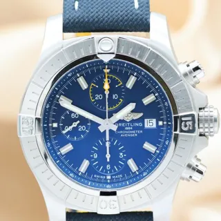 Breitling Avenger A13317 45mm Stainless steel Blue