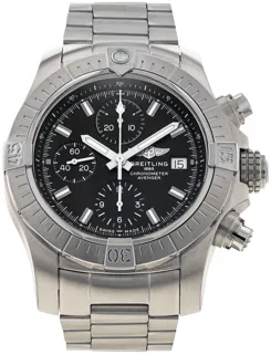 Breitling Avenger A13385 Stainless steel Black