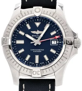 Breitling Avenger A32395101C1X1 45mm Stainless steel Blue