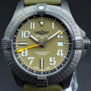 Breitling Avenger V323952A1L1X2 45mm Titanium Green