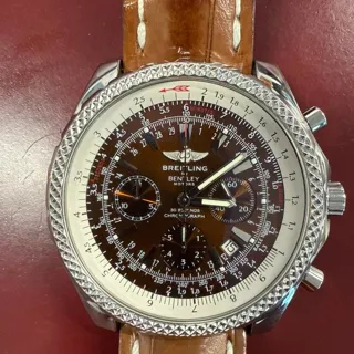 Breitling Bentley A25362 48mm Stainless steel Brown