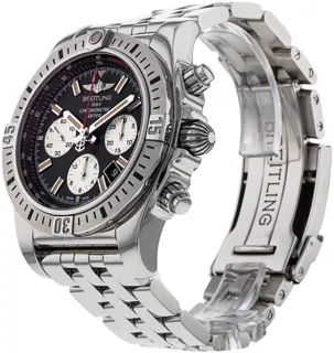 Breitling Chronomat AB0115 Stainless steel Black Baton